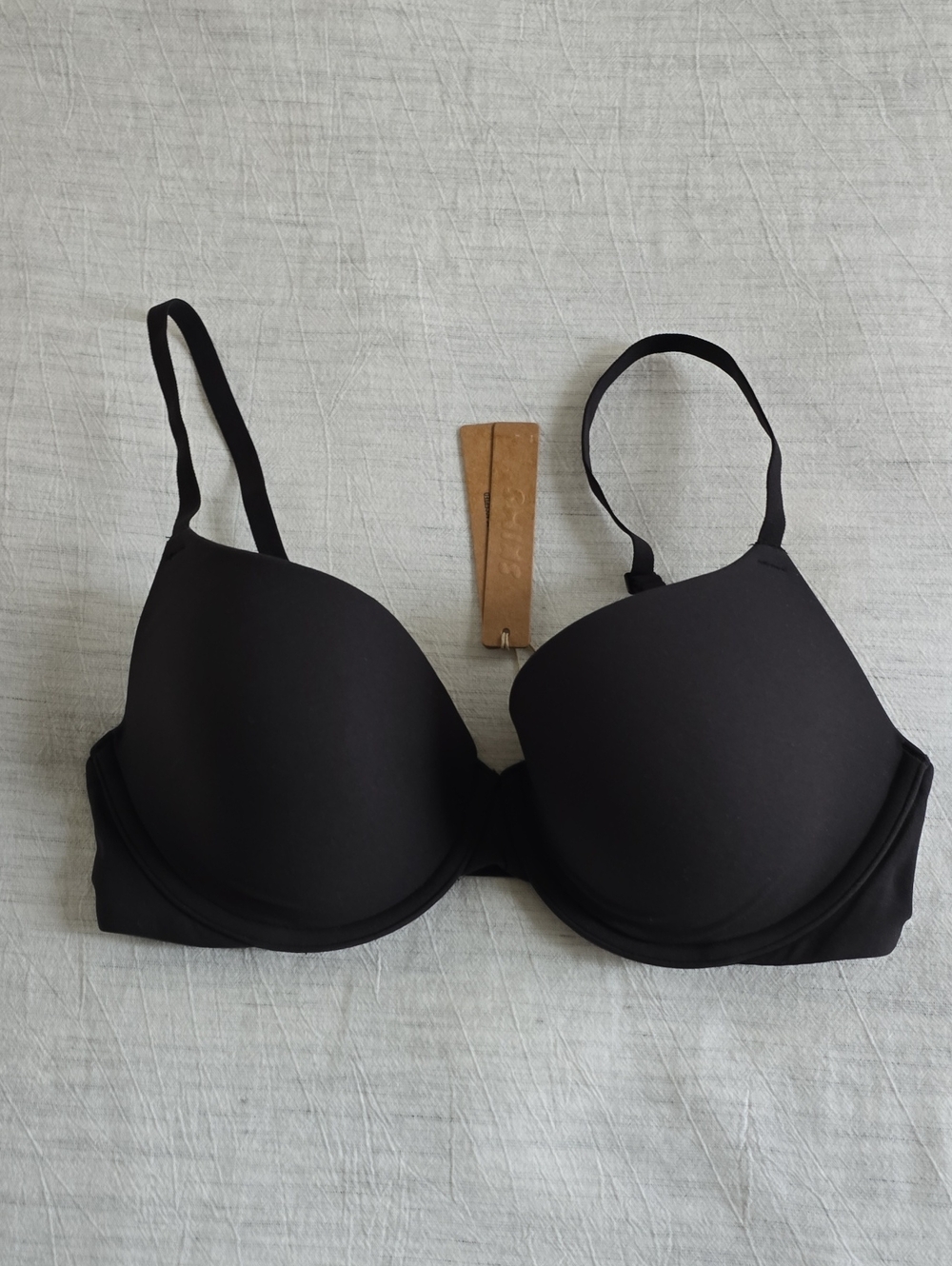 SKIMS Fits Everybody T-shirt Bra Size:34C Onyx